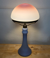 Antique Art Nouveau Deco Glass Mushroom Table Lamp 18