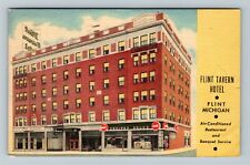 Flint Michigan FLINT TAVERN HOTEL Advertising Drug Store c1954 Vintage Postcard picture