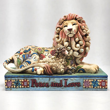 Jim Shore Peace and Love Lion & Lamb 2006 Heartland Creek 4005324 Figurine picture