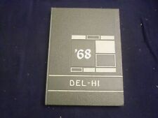 1968 THE DEL-HI DELTA HIGH SCHOOL YEARBOOK - DELTA, OHIO - YB 2765 picture