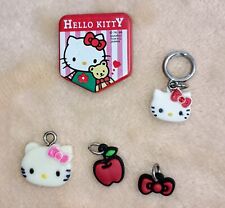 Vintage 70s Hello Kitty Sanrio Pin & Charms picture