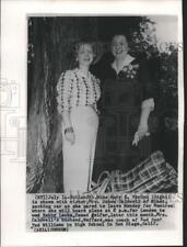 1958 Press Photo Mrs James Caldwell's Sister Mary E Fenton Weds Bobby Locke picture