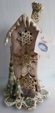 Blue Sky Heather Goldmic Clayworks Christmas Collection House 2000 Snow Flakes picture