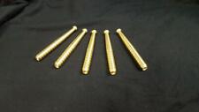 LOT OF 5  SOLID BRASS METAL ONE HITTER PIPE  DUGOUT BAT 3