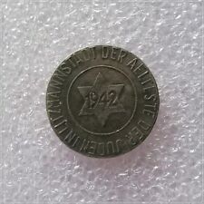German WW2  ---  ..1942 Jewish Ghetto Coin  - 10 Pfennig,,, picture