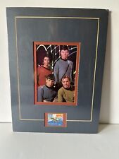 Star Trek Crew Original  Series Unused Enterprise Stamp Shrink Wrapped RARE picture