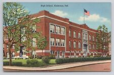 Postcard High School Anderson Indiana picture