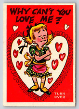 TCG Why Can't You Love Me? My Mother Does Vintage Valentines Card picture