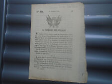 1854 Bank of Sardinia Ministry of Finance Official Document picture