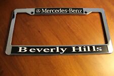 Beverly Hills Mercedes Socal Dealership License Plate Frame only. Plastic. New. picture