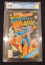 DC Comics Presents #1, CGC 7.0, DC, July/August 1978, rare Whitman variant picture