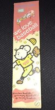 BNIB Vintage Kitaboshi Japan  12 Pencils  Set: MAKO We Love Baseball 9681 RARE picture