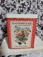 Vintage Bristolware Ferry-Morse Seed Co. Collectible Seeds Tin picture