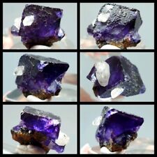 Rare Fluorite With Calcite & Sphalerite from the Elmwood Mine in Tennessee, USA picture