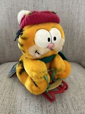 Vintage 1978 Holiday Garfield Takes The Mountain Stuffed Animal Toy Stuffed picture