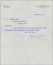 ELIHU ROOT - TYPED LETTER SIGNED 07/27/1899 picture