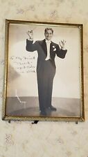 SIGNED PICTURE Lawrence Welk IN HIS YOUTH, very difficult autograph time period picture