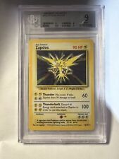Pokemon Base set Graded Zapdos BGS 9 With Subgrades picture