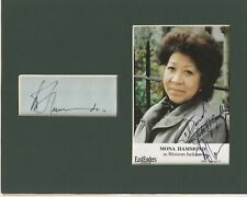 Mona Hammond eastenders genuine authentic autograph signature and photo AFTAL picture