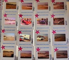 Vintage Lot Of 23 Transperency Picture Slides of Unknown Car Race from 1960's picture