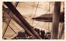 RPPC Wrangell Narrows AK SS Alaska Ship Steamer Photo Postcard C57 picture