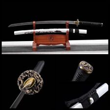 Clay tempered Folded Steel Japanese Samurai Katana Sword full tang sharp blade picture