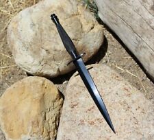 British Army Fairbairn Sykes Commando knife 2nd pat steel handle With Cover picture