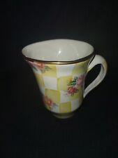 Mackenzie Childs Honeymoon Lemon Curd coffee mug - retired, great condition picture
