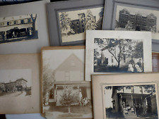 14 Antique Photos Buildings / Homes / People / 8 x 10 & other dimensions picture