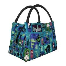 Disney Haunted Mansion Insulated Lunch Bag Graveyard Happy Haunts Hatbox Ghost picture
