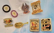 Vintage 8 Motorcycle Trike vest pin lot, GWRRA Rally, Blessings, Mississippi picture