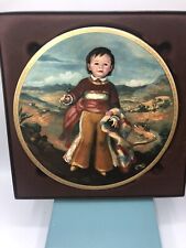 Vintage Pickard China Collectible Plate Children of Mexico Sanchez MIGUEL picture