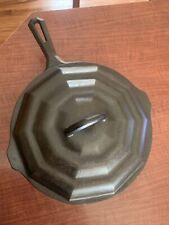 Nuydea Cast Iron Chicken Fryer with Spider Web Lid Rare picture
