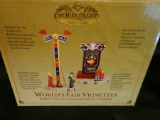 Gold Label Mr. Christmas World's Fair Fortune Teller and High Striker - Working picture