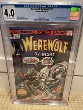 Werewolf by Night #32 CGC 4.0 1975 1st app. Moon Knight picture