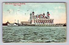 New York City NY, Ellis Island Emigrant Building Vintage c1912 Postcard picture