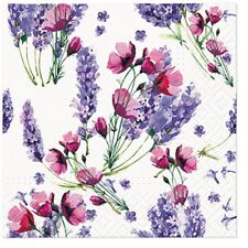 Two Individual Luncheon Decoupage Paper Napkins Spring Floral Flower Garden picture