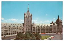 Vintage Albany New York NY Postcard Delaware & Hudson Building Unused Chrome picture