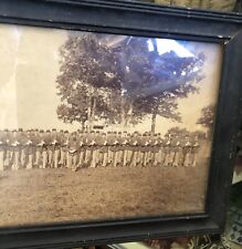 Large c. 1870s Pennsylvania 1st Regiment Infantry Group Photo Albumen Print picture