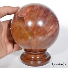 2.01Kg Natural Untreated Red Jasper Sphere Ball Huge Gem Crystal Healing Mineral picture