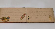 Antique Victorian Year Book 1904 Centralia Illinois Poems School Love Letter VTG picture