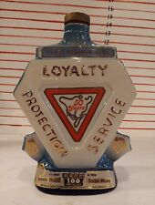 VINTAGE JIM BEAM DECANTER 1974 FLEET RESERVE ASSN LOYALTY PROTECTION SERVICE picture