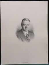 HERBERT HOOVER Presidential Portrait Bureau of Engraving & Printing 9