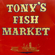 Vtg 1950s Tony's Fish Market Restaurant Menu Miami Beach Fort Lauderdale Florida picture
