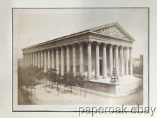 ca1858 E. Baldus Large Original Photo Of The Madelaine In Paris  picture