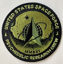 Official US Space Force Psychedelic Research Crew Morale Patch 2021 picture