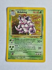 Nidoking 11/130 Base Set 2 Rare Holo Pokemon Card WOTC 2000 - Played picture