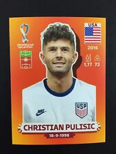 Christian Pulisic Sticker Panini World Cup Qatar 2022 / Orange #USA 17 picture