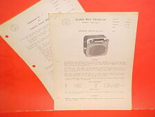 1948 1949 OLDSMOBILE 98 88 76 COLONIAL SYLVANIA AM RADIO SERVICE MANUAL 728-2B picture