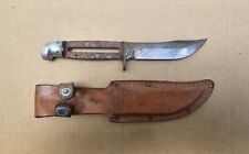 Vintage Western Boulder Colorado L66 Fixed Blade Knife With Sheath picture